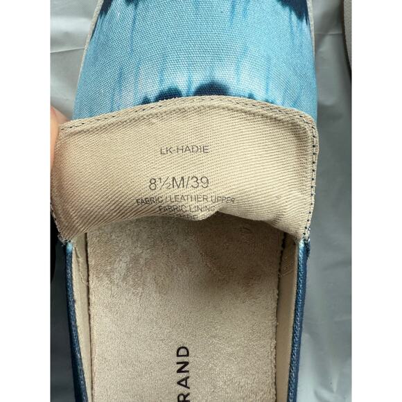 Lucky Brand Women's Blue Tie Dye Slip-On Sneakers - Size 8.5 - Picture 2 of 6